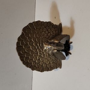 Brass Peacock Doorstop